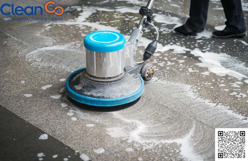 How does Clean Co handle cleaning high-touch surfaces in clinics?